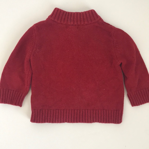 Boys Cat & Jack Red Sweater - Picture 2 of 3